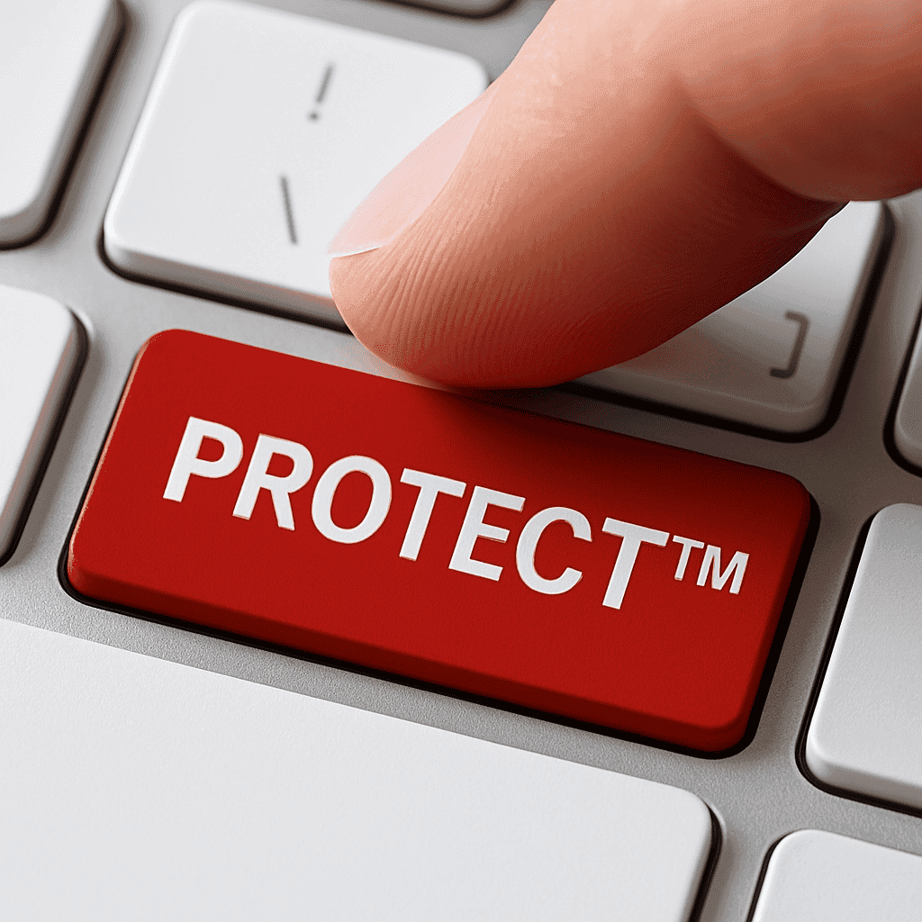 one click to protect your brand